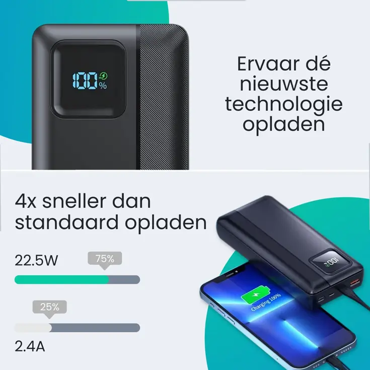 Powerbank - 30.000mAh - 22,5W