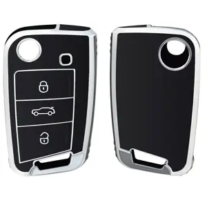 TPU Sleutelhoesje voor Volkswagen zwart B3