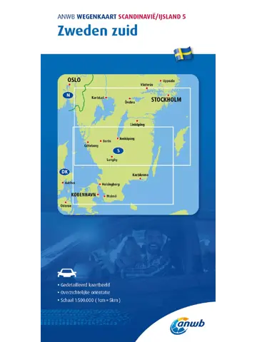 ANWB Wegenkaart Zweden-Zuid