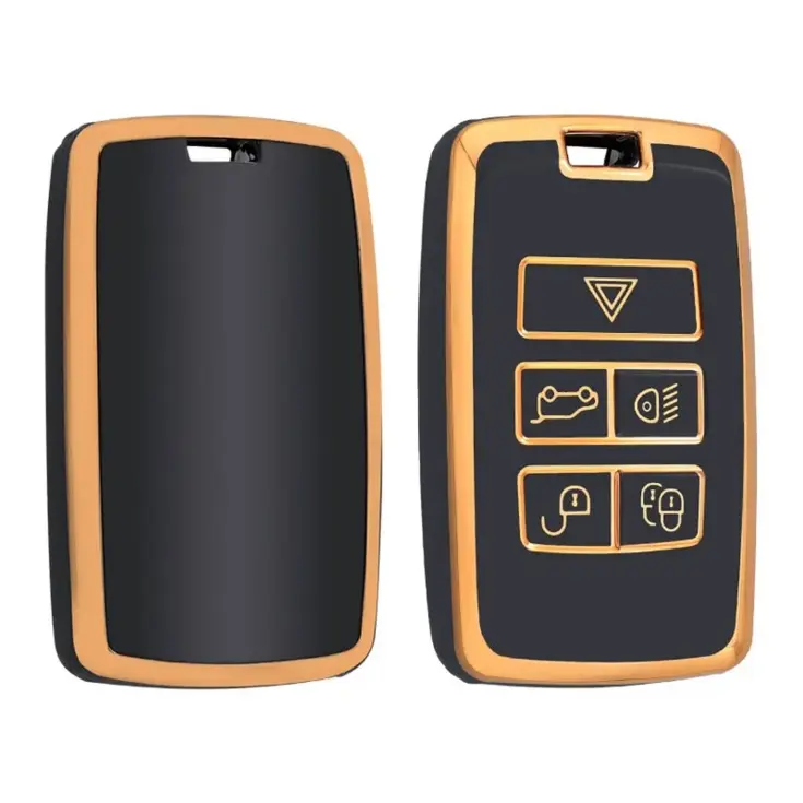 TPU Sleutelhoesje voor Landrover goud B5