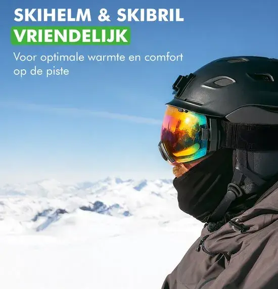Balaclava - Helmmuts voor Motor/Scooter - Zwart