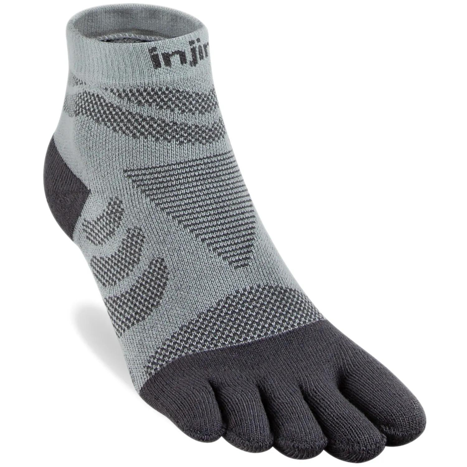 Injinji  Women's Ultra Run Mini-Crew  sokken  Grijs