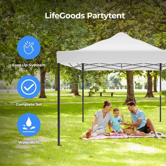 LifeGoods Partytent – 3x4.5 m