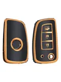 TPU Sleutelhoesje voor Nissan goud B3B