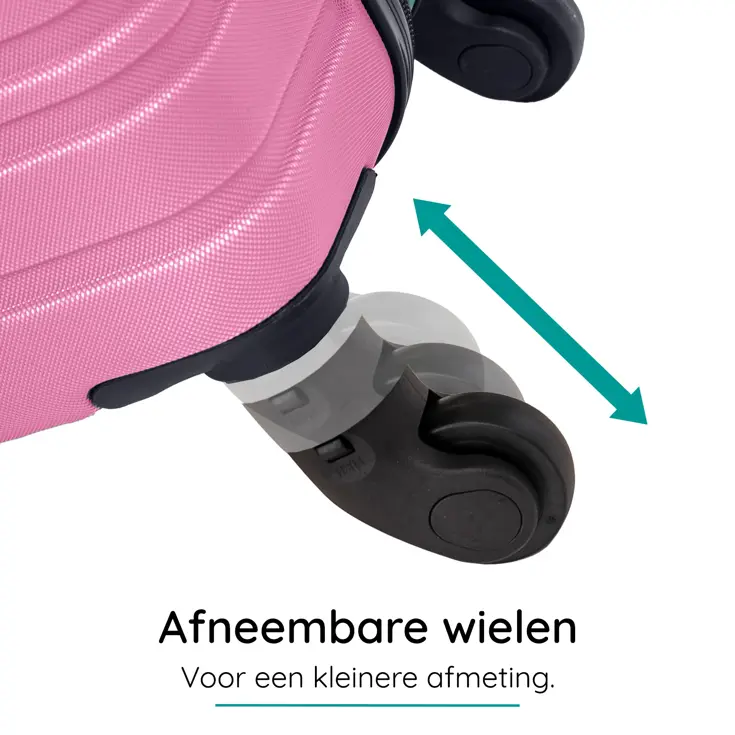 Reiskoffer S ABS 39L met TSA-slot en 360° wielen