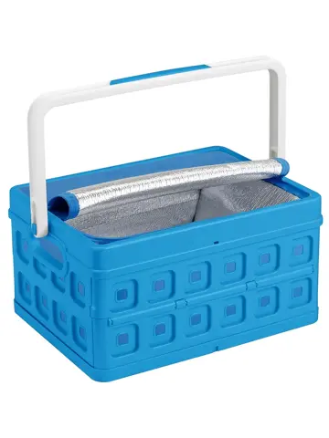Square - Vouwkrat met handgreep/koeltas - 24L