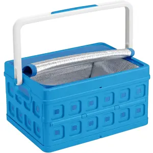 Square - Vouwkrat met handgreep/koeltas - 24L