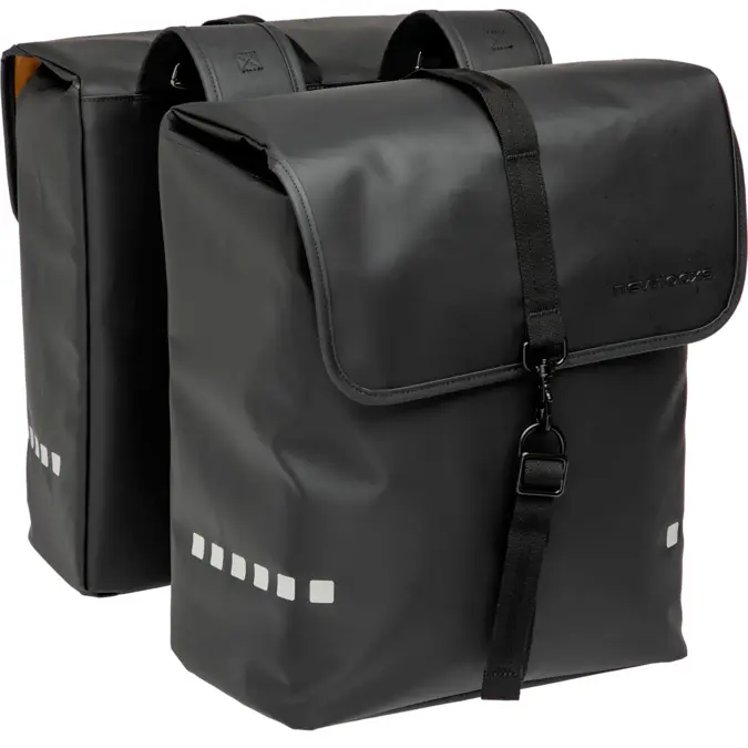 New Looxs fietstas dubbel Odense black 39L