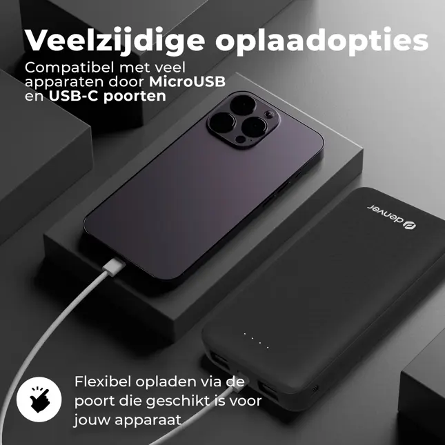 BS10010B Zwart Powerbank - 10.000 mAh