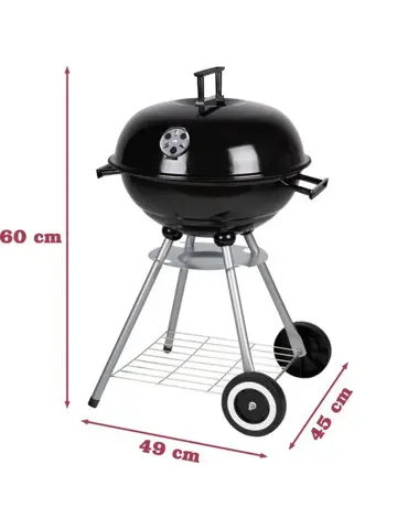 Mobiele Barbecue - Houtskool BBQ