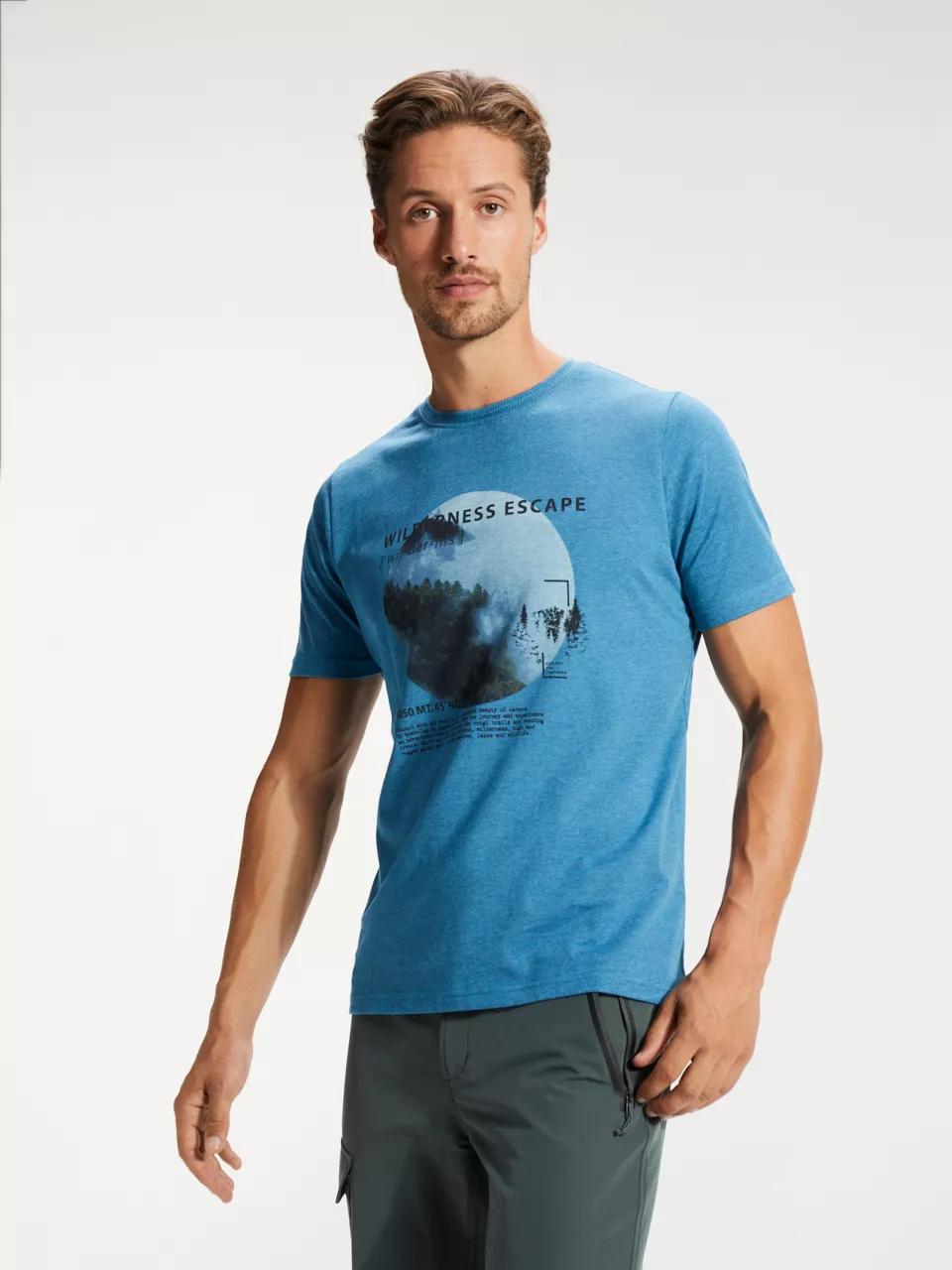 ANWB  Morton  T-shirt heren  Human Nature  Blauw   S main product image