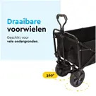 Bolderkar - Opvouwbaar -  80 KG