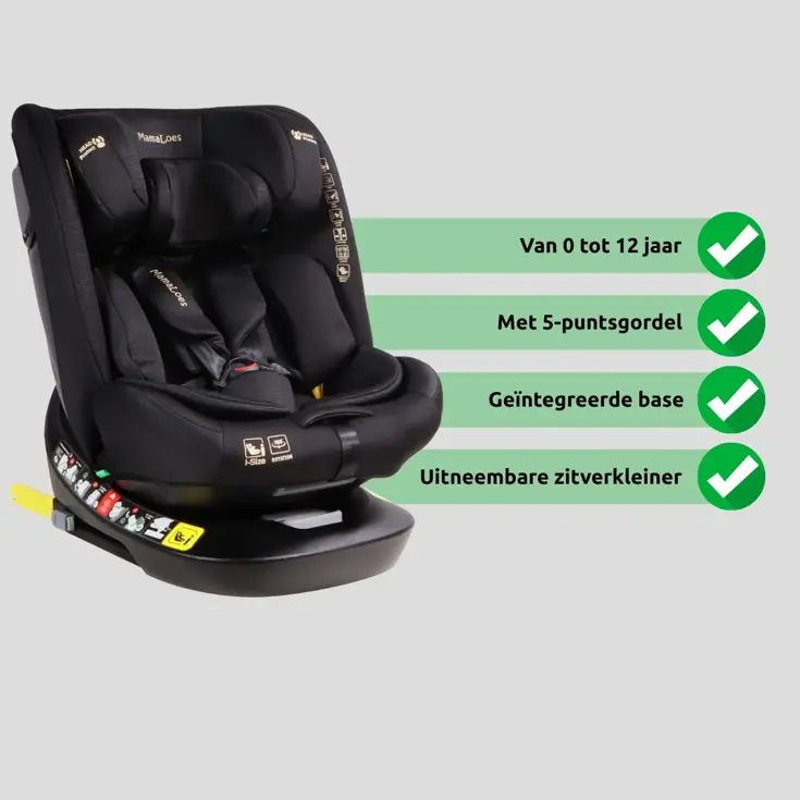 Sef 40-150 cm 360° i-Size Autostoel