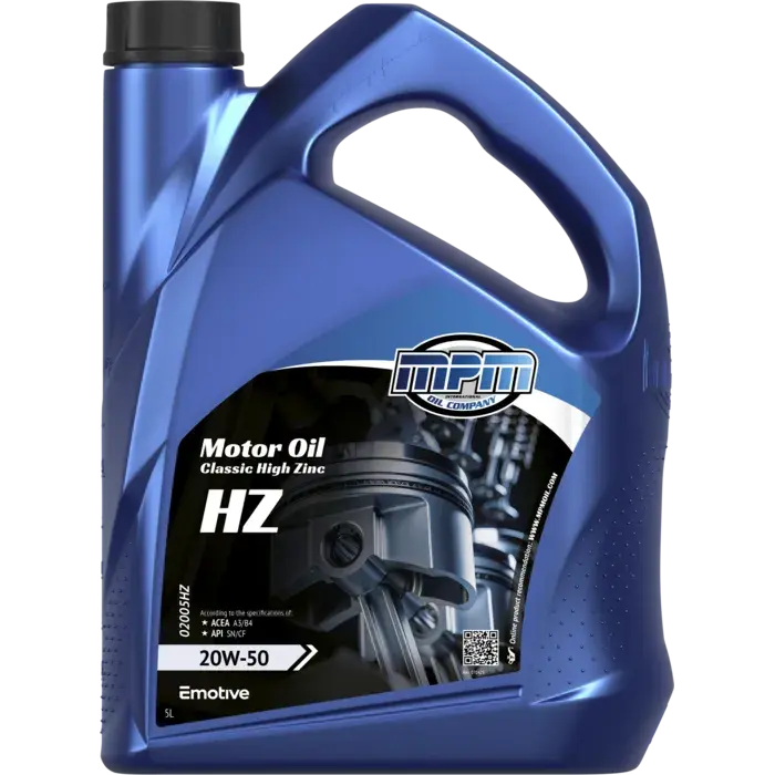 Motorolie 20w50  classic high zinc | 5 liter