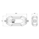 AC015 4 fase Automatisch acculader 1,5A, 12V