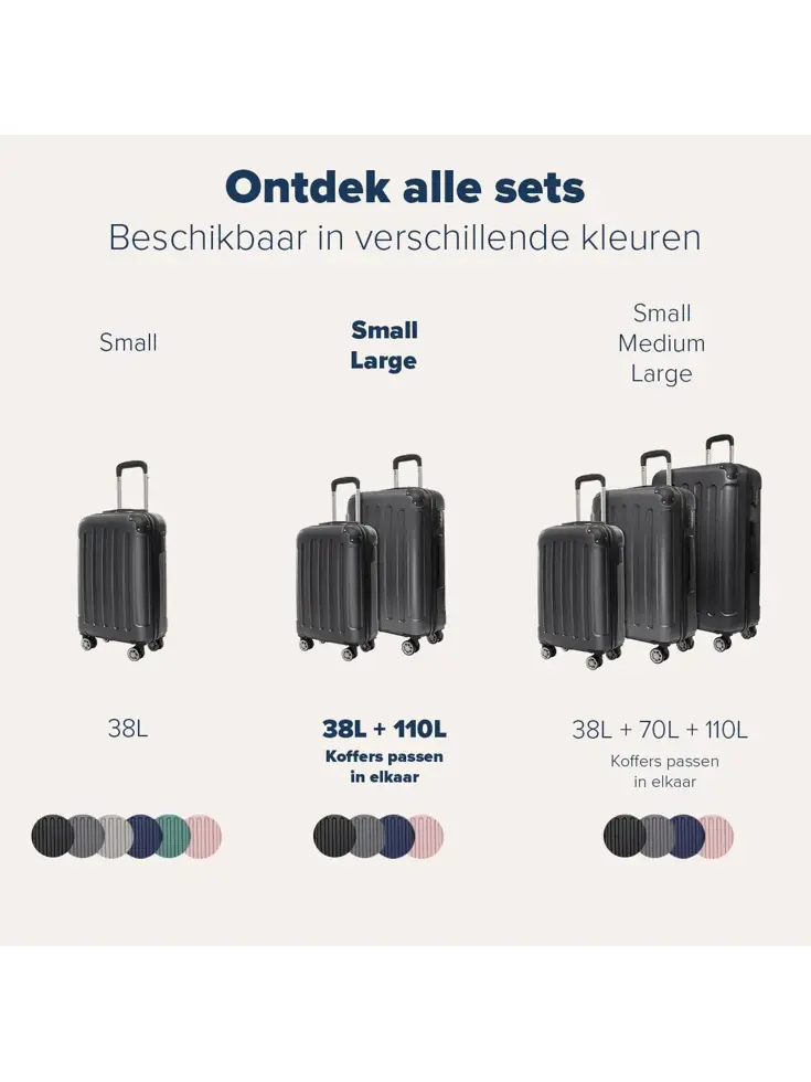 Kofferset – 2 Delig – 38L