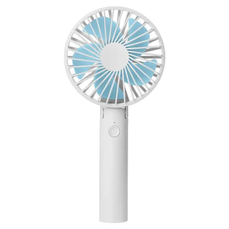 Oplaadbare Handventilator - Wit/Blauw