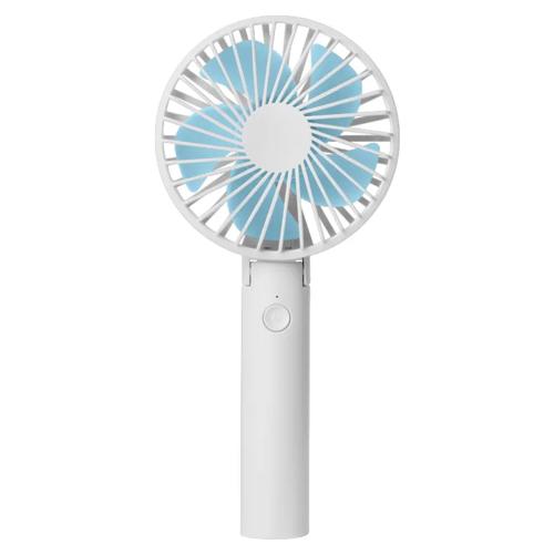 Oplaadbare Handventilator - Wit/Blauw