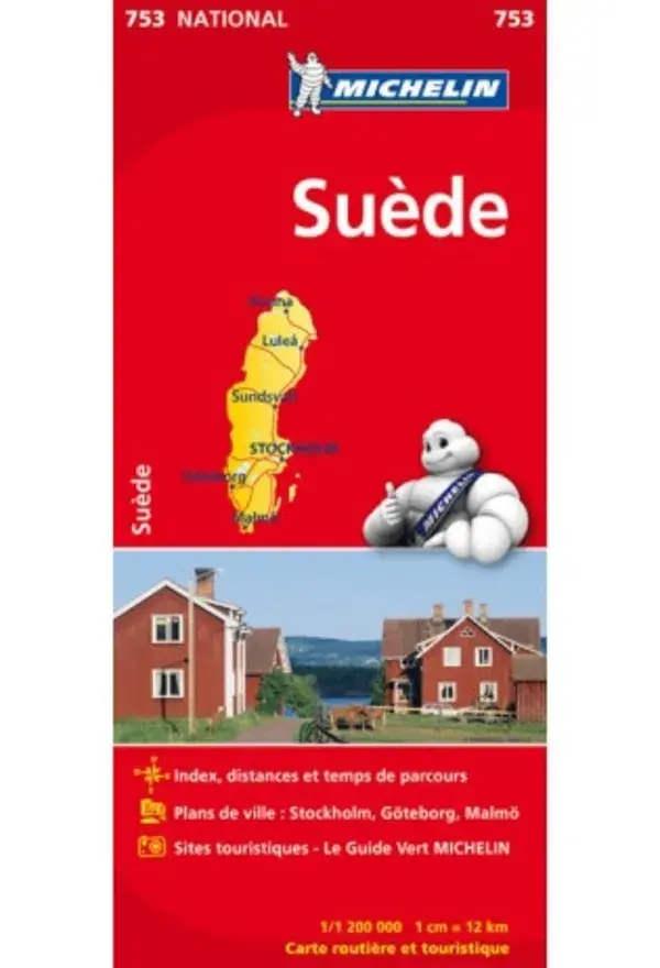 Wegenkaart National 753 Zweden