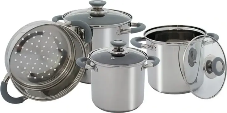 Eurotrail RVS Kingston Pannenset 7-delig