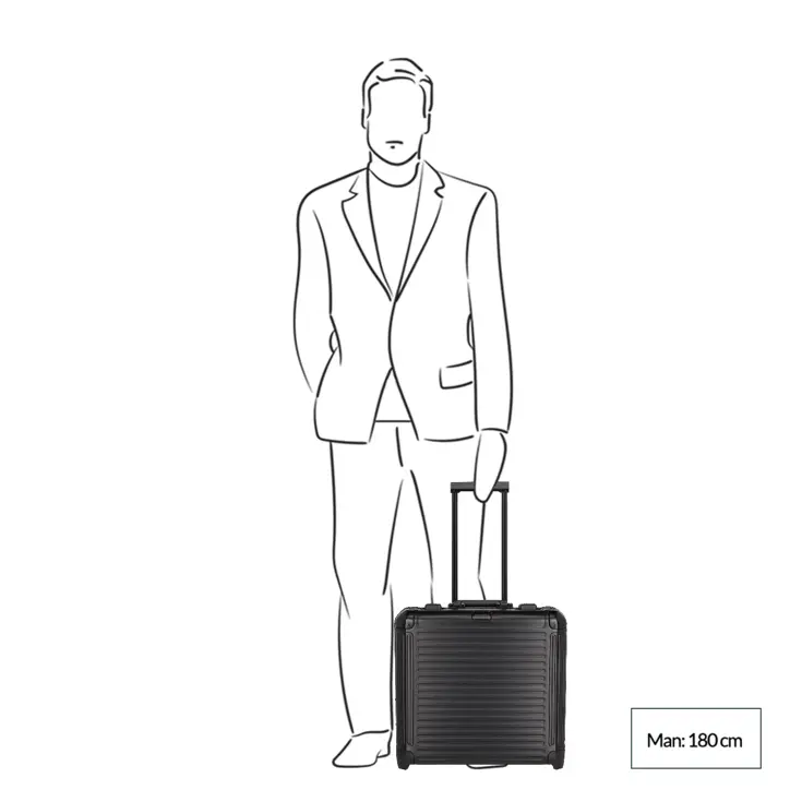 Next Aluminium Business Wheeler  | 34 L