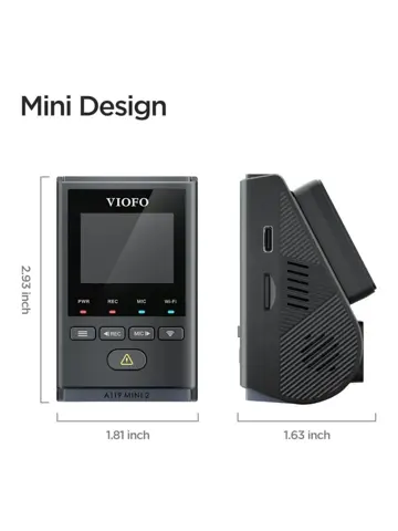 A119 Mini 2 QuadHD Wifi GPS dashcam