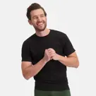 TOBY - Merinowol T-shirt Heren Bamboo Basics