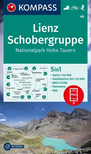 Wandelkaart WK48 Lienz Schobergruppe Hohe Tau