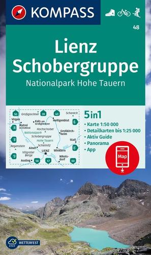 Wandelkaart WK48 Lienz Schobergruppe Hohe Tau