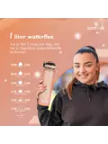Nederlandse Motivatie Waterfles - Rose Goud - 1L