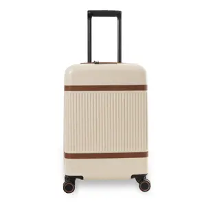 Zuna - Handbagagekoffer - Leren handvatten - 55cm