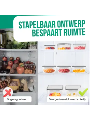 Vershoudbakjes Plastic - 30 Delig