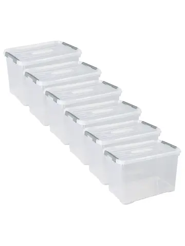 Curver Handy+ Opbergbox - 65L - 6 stuks