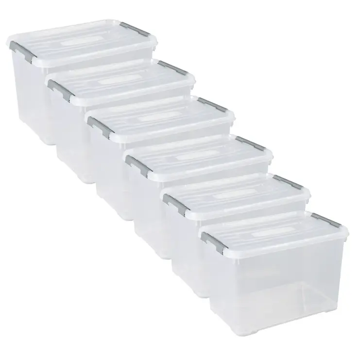 Curver Handy+ Opbergbox - 65L - 6 stuks