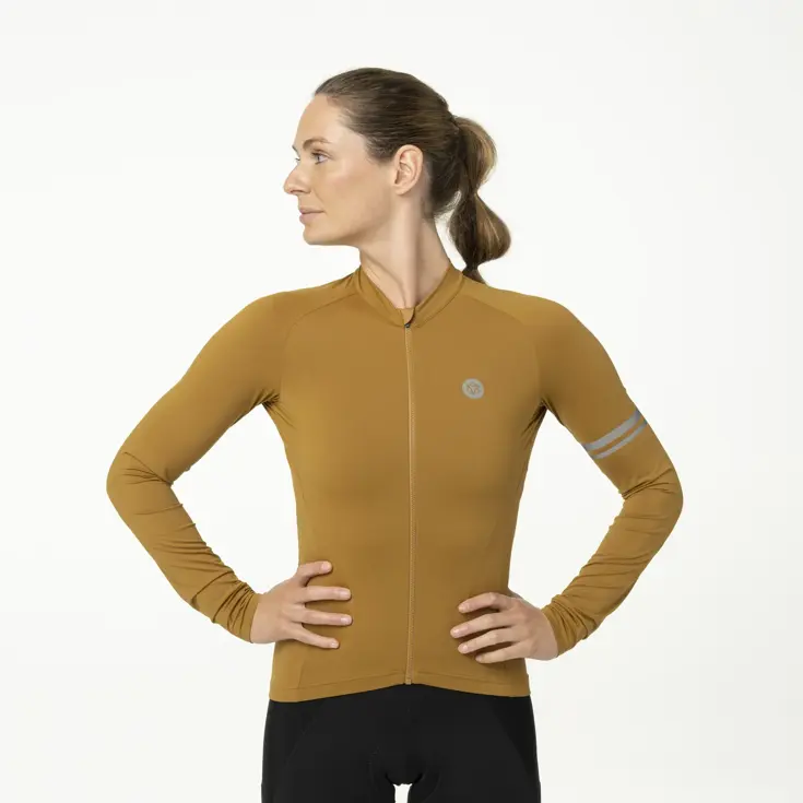 Solid - Fietsshirt lange mouwen dames