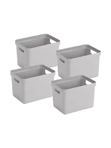 Sigma home - Opbergbox - 18L - 4-delig