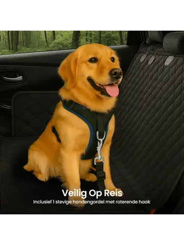 Hondendeken Auto Achterbank - Incl. Accessoires