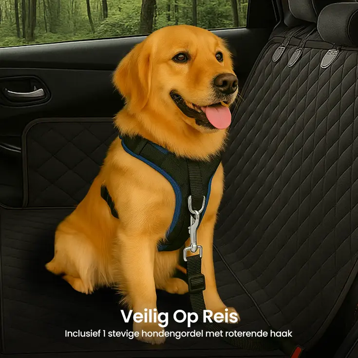 Hondendeken Auto Achterbank - Incl. Accessoires