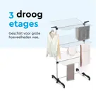 Droogtoren Inklapbaar – 36m – met wieltjes