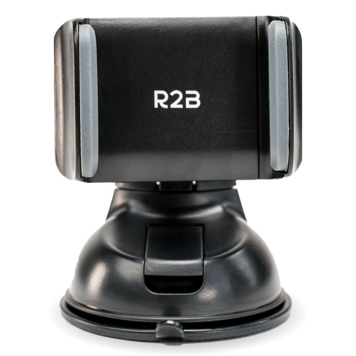 R2B  Telefoonhouders Auto Zuignap Compact  Zwart