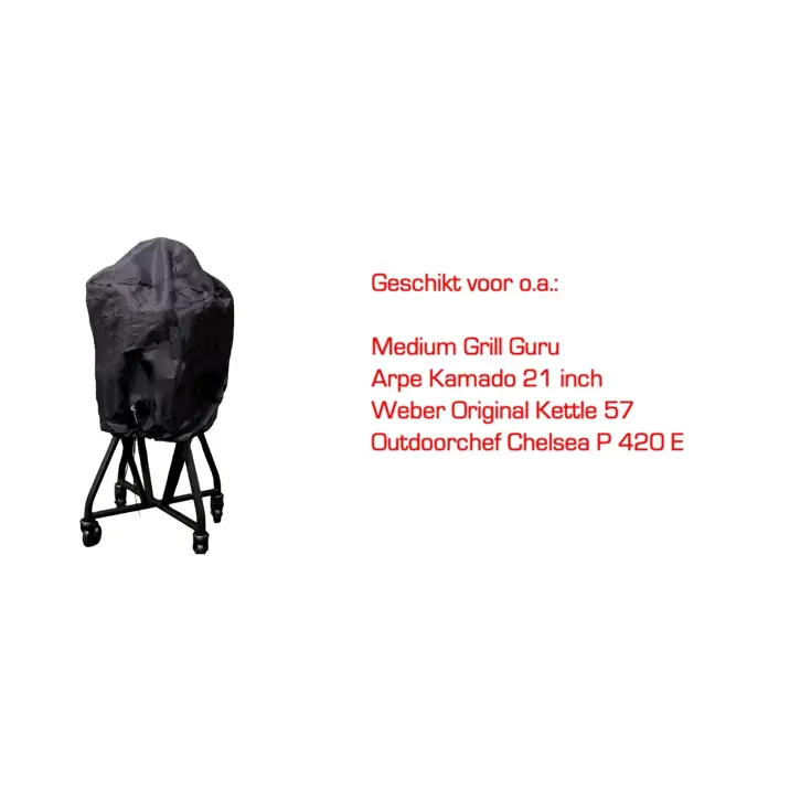 Barbecuehoes voor Green Egg 70x80 cm