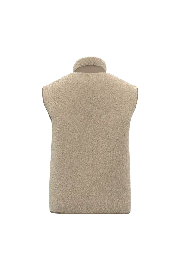 Sherpa Bodywarmer - Zand - Unisex Bodywarmer