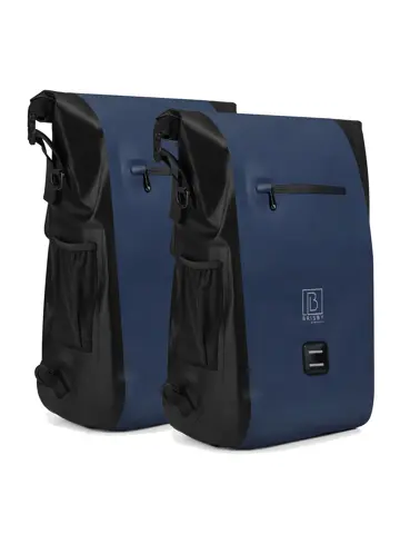 Brisby 40-52L 3-in-1 rolltop fietstassen