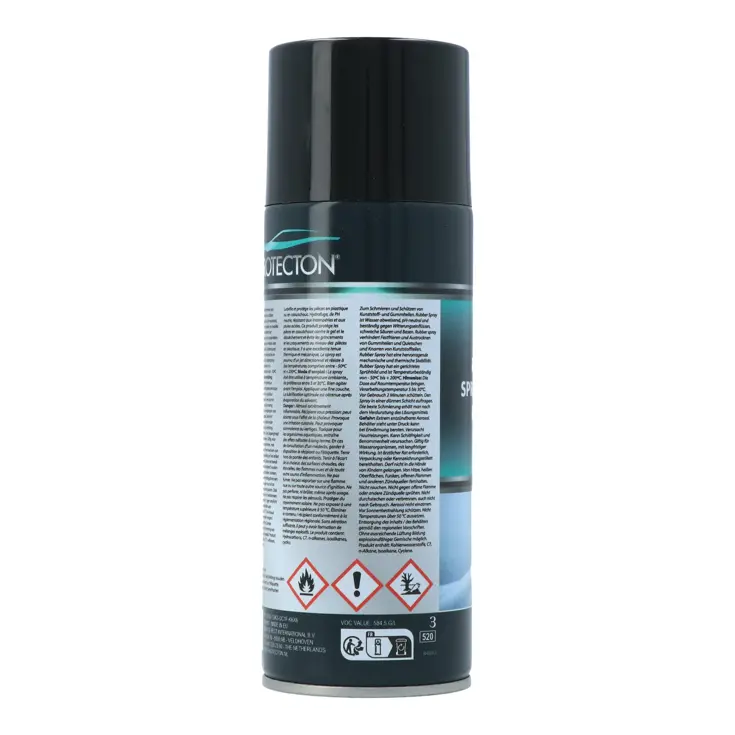 Rubberspray voor bescherming en smering van rubber