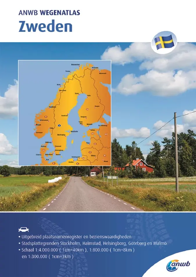 ANWB Wegenatlas Zweden