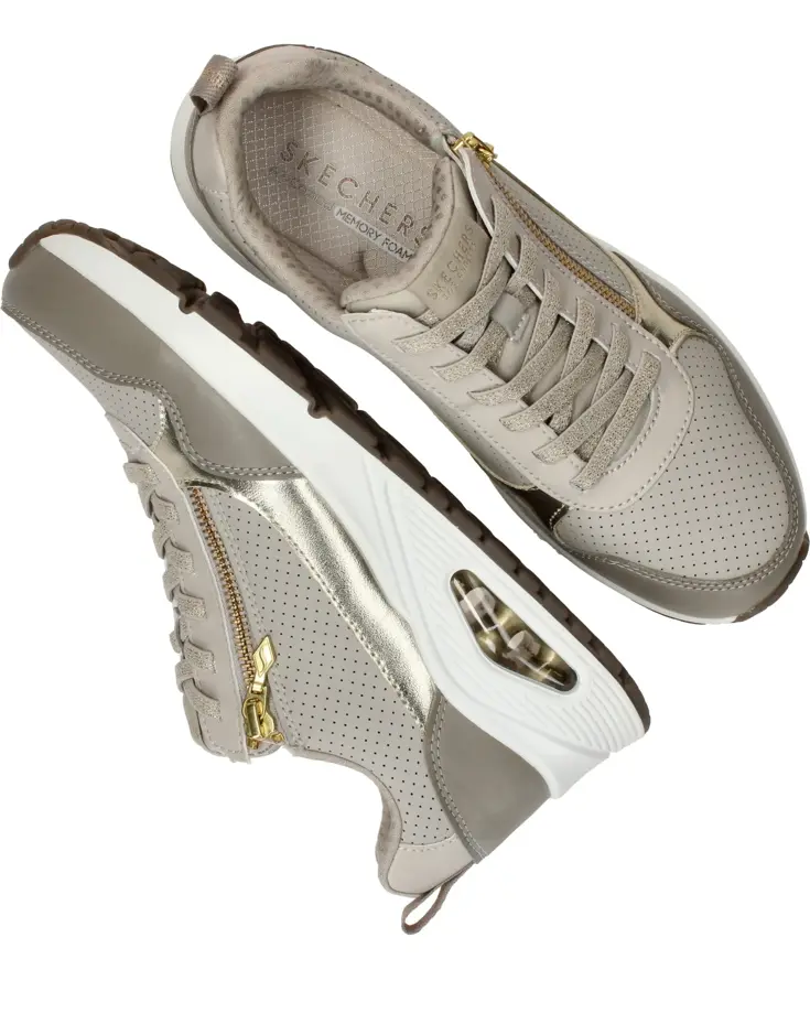 Uno Metallic Sliders veterschoenen Dames