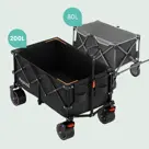 LifeGoods Bolderkar - 100KG - 200L
