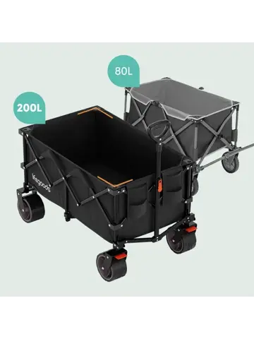 LifeGoods Bolderkar - 100KG - 200L