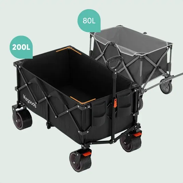 LifeGoods Bolderkar - 100KG - 200L