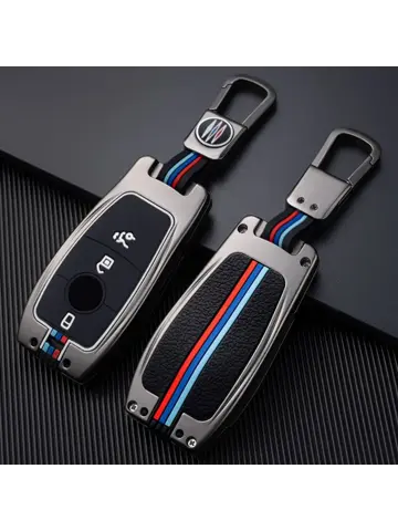Metalen Sleutelhoesje voor Mercedes grijs B3